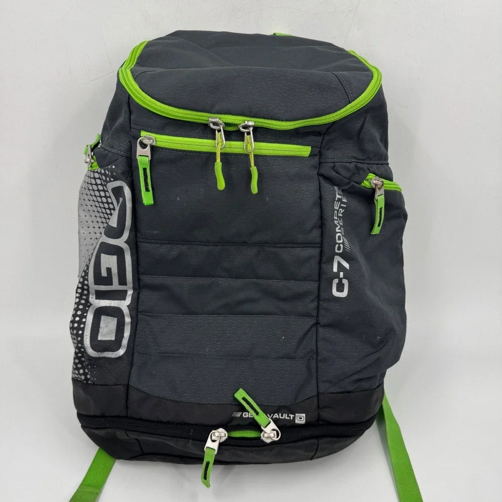 OGIO C7 Complete Sport Backpack Gray Neon‎ Green